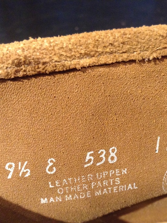 VTG Mason Shoes Suede Chukka Boots Men\'s Sz 9.5 E Lace Up Crepe Sole Made USA main image 13